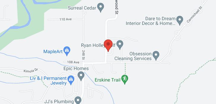 map of 24905 108A AVENUE
